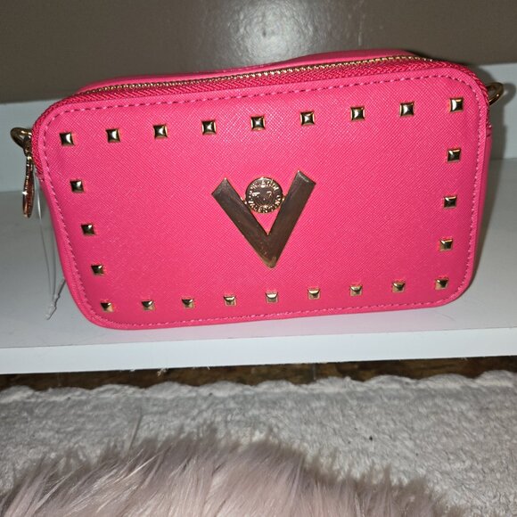 Valentino Orlandi camera bag, with double zipper top
